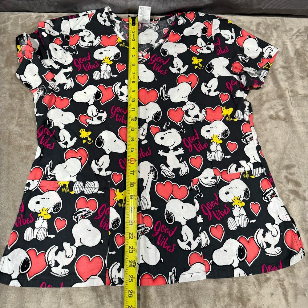 Peanuts Snoopy Scrub Top - Picture 5 of 6
